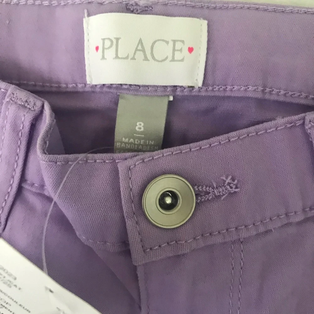 Lilac and Sage Casual Roll-Cuff Shorts - 2 Pairs